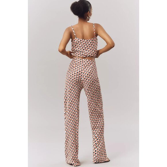 Anthropologie The Tilda Pants: Lipstick Print  XL - Picture 4 of 4
